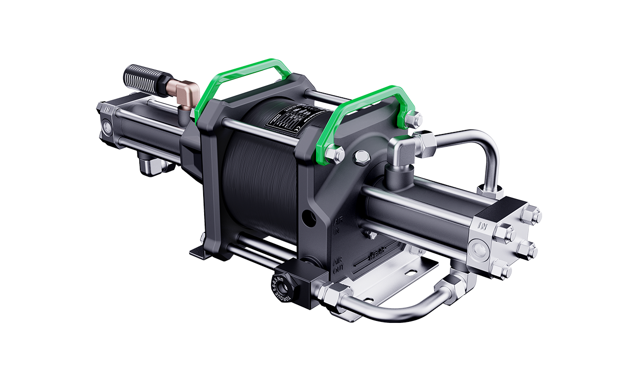 單驅(qū)雙作用氣動氣體增壓器